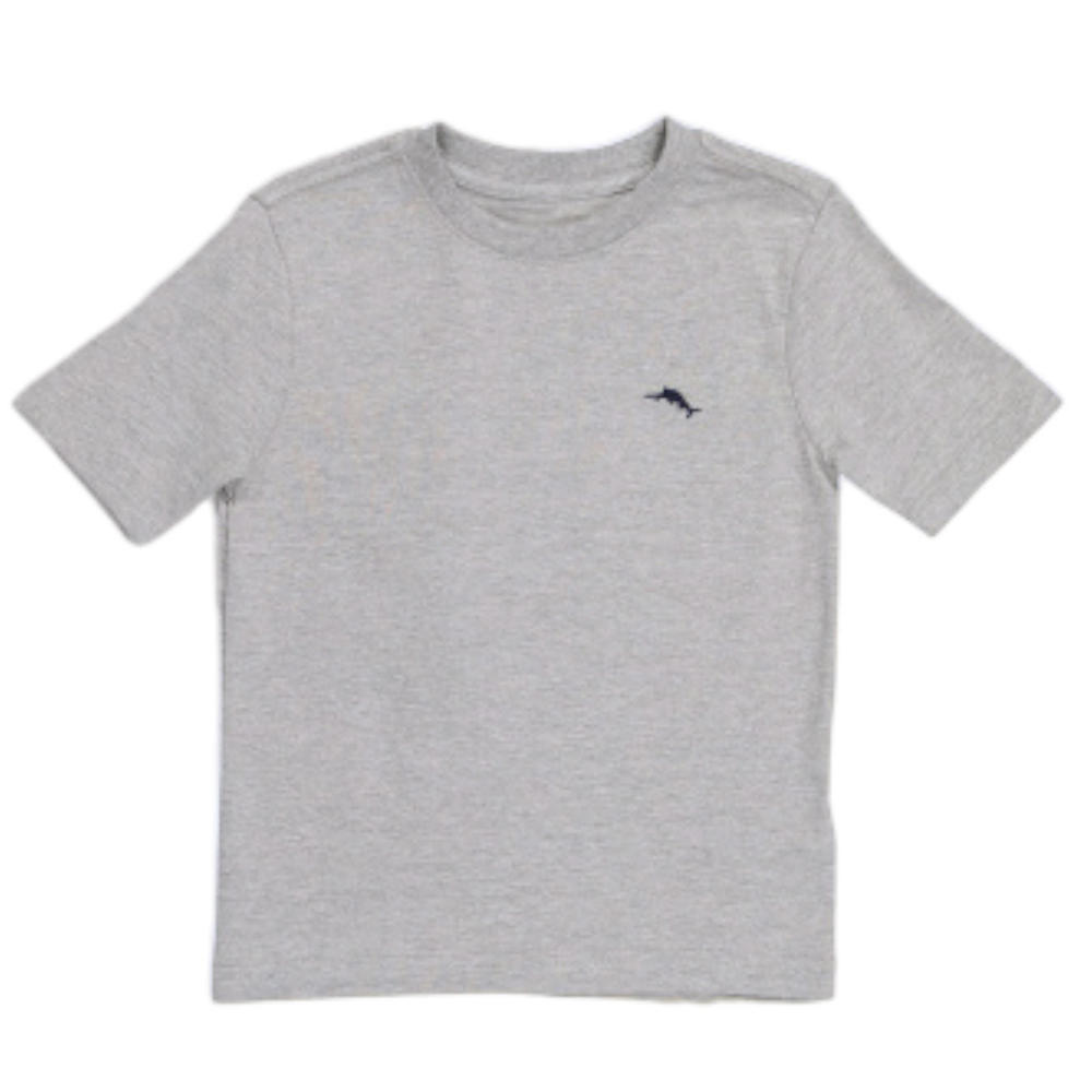 Tommy Bahama Short Sleeve Embordered Logo Gray Shirt Boy  Size XS